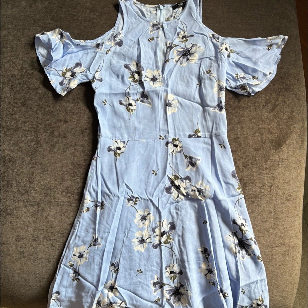 Dynamite Blue Floral Dress